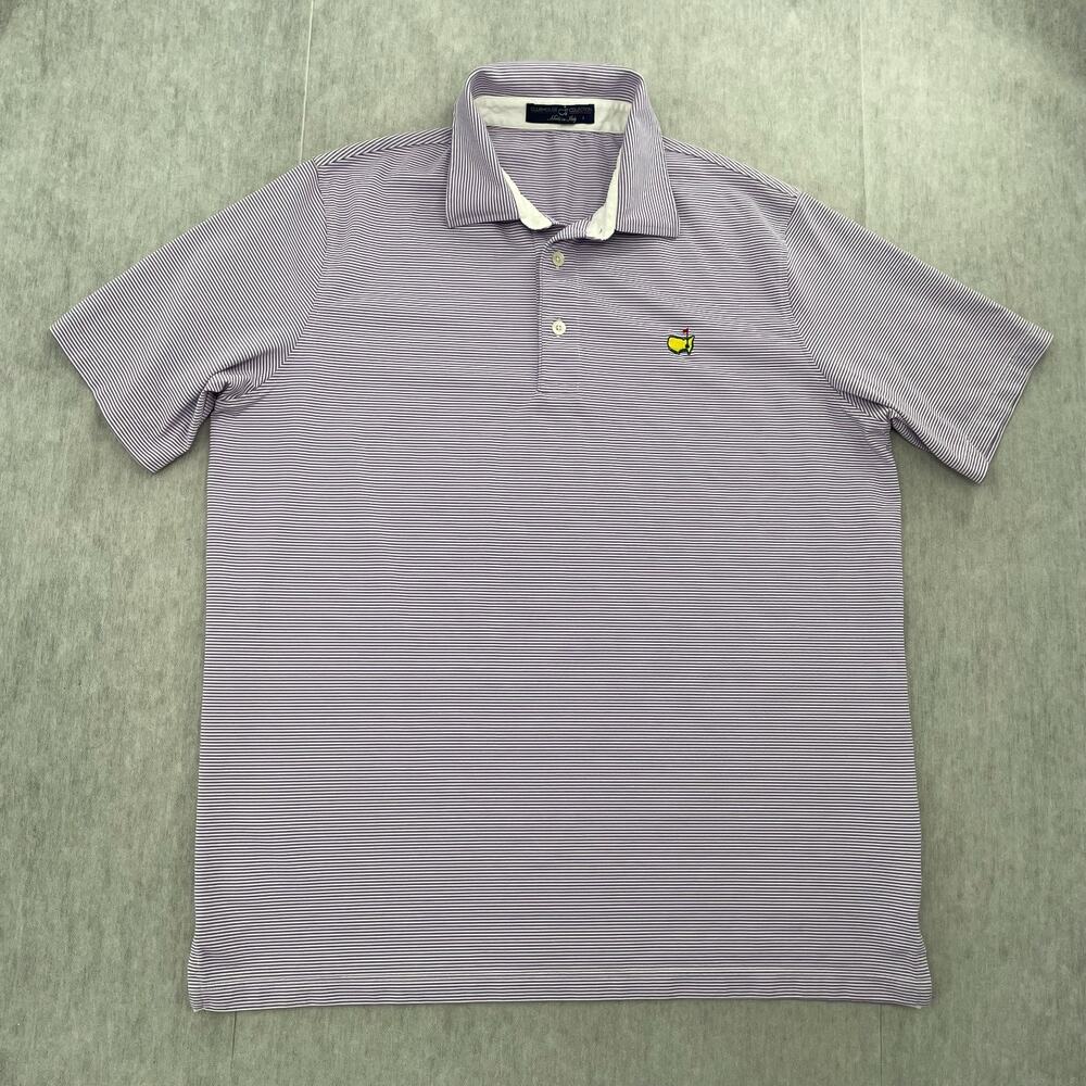 Masters Clubhouse Collection Shirt Adult Large Purple Polo Augusta Nationals Men